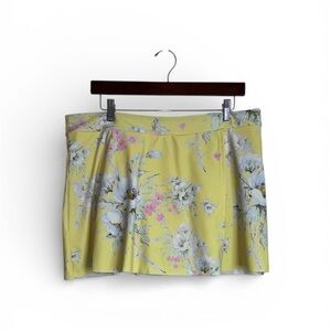 💐Floral Yellow Bathing Suit Bottom Skirt